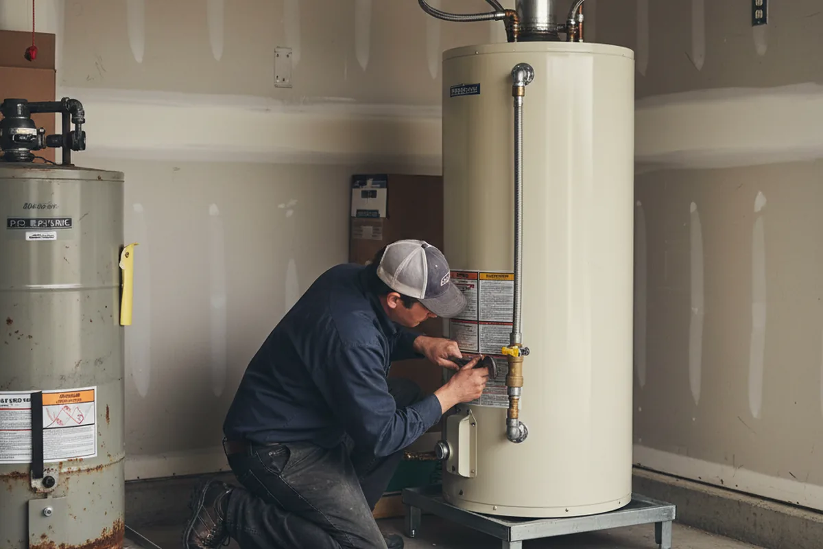 Water heater and shutoff valve replacement in Kings Canyon National Pk